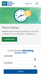 Mobile Screenshot of greatwesternbank.com